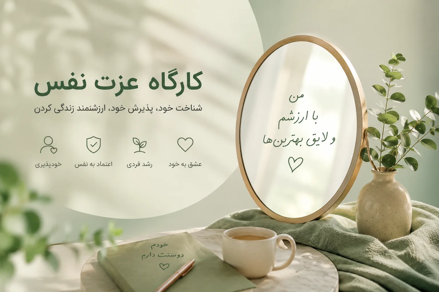 تصویر کارگاه عزت نفس روانشناسی